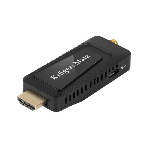 DVB-T2 digitalmodtager Krüger & Matz KM9999 (sort)