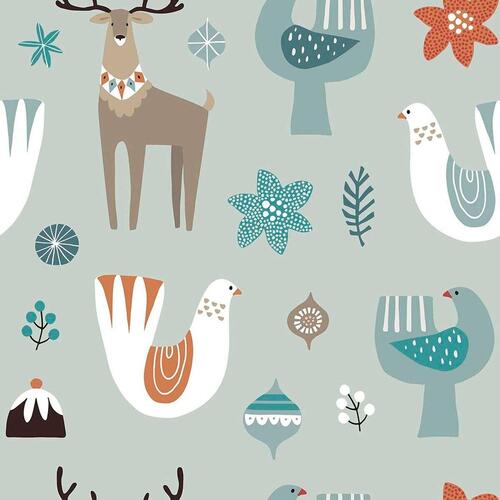 Pletafvisende dug af syntetisk harpiks Belum Merry Christmas 300 x 140 cm