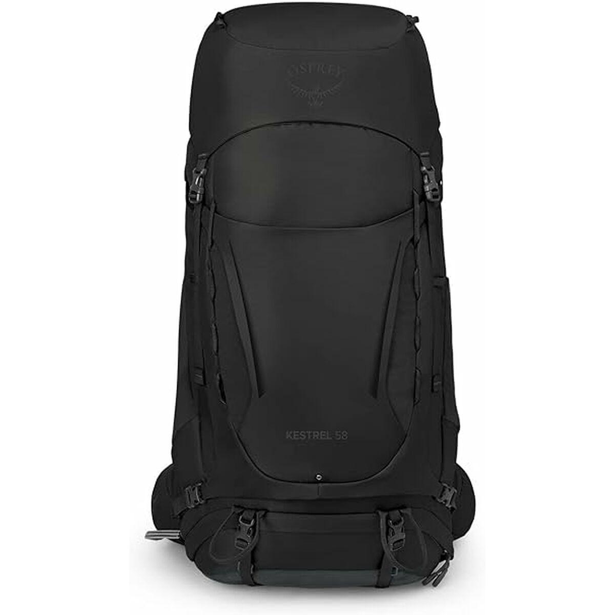 Vandrerygsæk OSPREY Kestrel 58 L Sort
