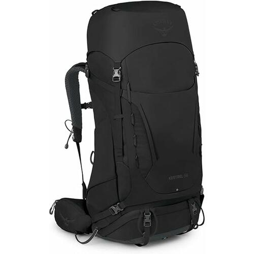 Vandrerygsæk OSPREY Kestrel 58 L Sort