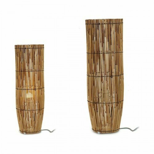 Gulvlamper i natur bambus 21,5 × 62 × 21,5 cm - sæt á 2