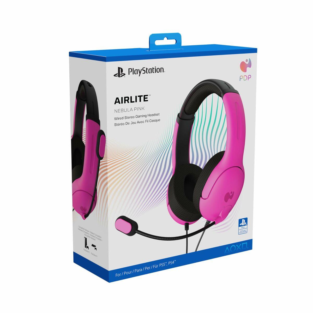Hovedtelefoner Med Mikrofon Pdp Airlite Pink