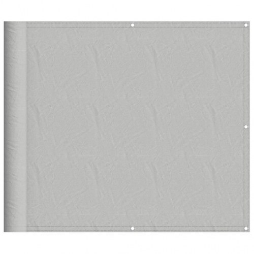 Altanafskærmning 90 × 800 cm - 100 % polyester, lysegrå