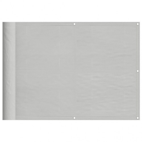 Altanafskærmning 75×800 cm - 100 % polyester, lysegrå