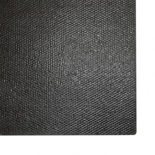 Dørmåtte i coir, 80 × 100 cm - naturfarvet, tuftet med PVC-bagside