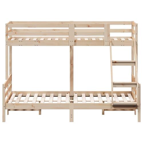 Køjeseng 90x200/140x200 cm massivt fyrretræ