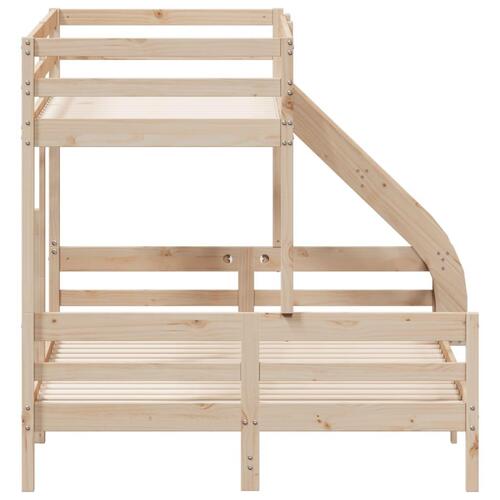 Køjeseng 90x200/140x200 cm massivt fyrretræ