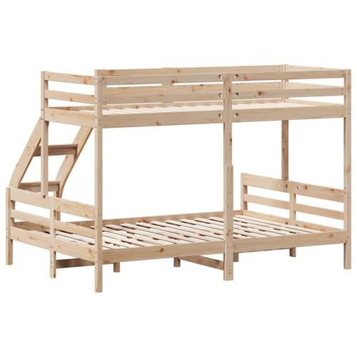 Køjeseng 90x200/140x200 cm massivt fyrretræ