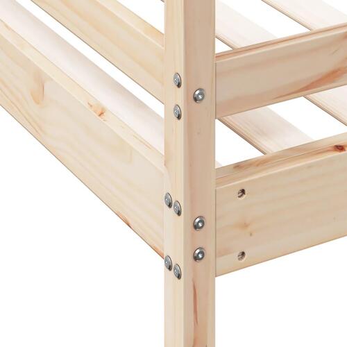 Køjeseng 90x200/140x200 cm massivt fyrretræ