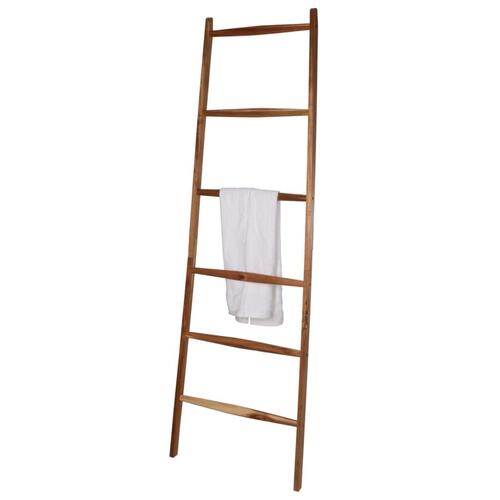 Bathroom Solutions håndklædestige med 6 stænger træ naturfarvet