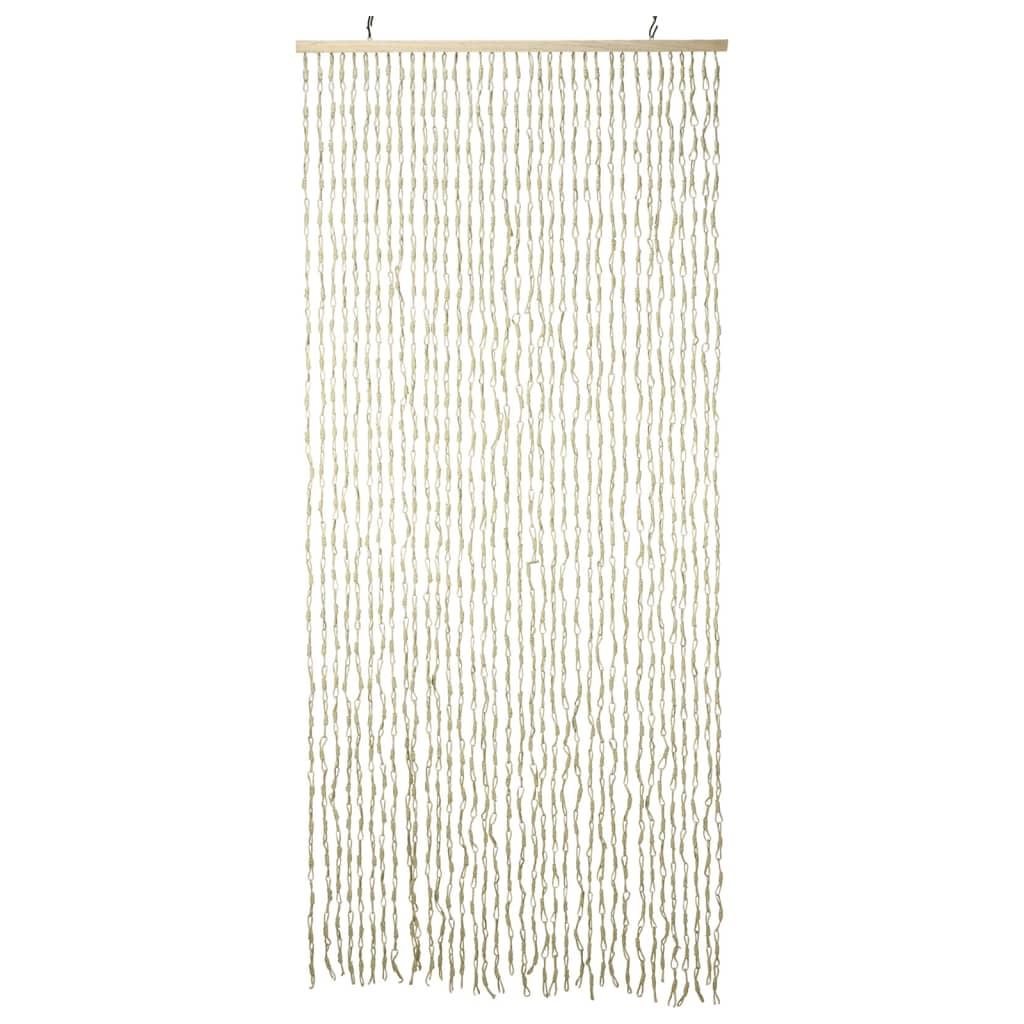 H&S Collection trådgardin 90x200 cm bambus naturfarvet