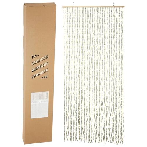 H&S Collection trådgardin 90x200 cm bambus naturfarvet