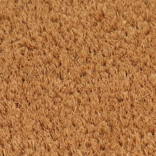 Dørmåtte 50 × 80 cm - tuftet coir, naturfarvet med skridsikker bagside