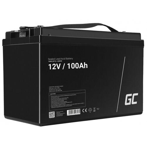 Batteri til System til Uafbrydelig Strømforsyning Green Cell AGM30 100 Ah 12 V