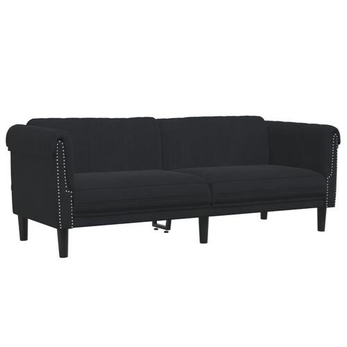 3-personers sofa velour sort