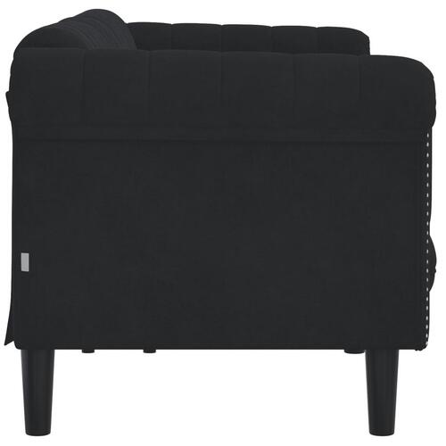3-personers sofa velour sort