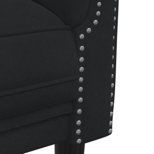 3-personers sofa velour sort