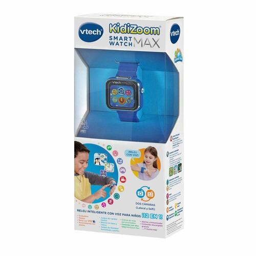 Ur til små børn Vtech Kidizoom Smartwatch Max 256 MB Interaktiv Blå