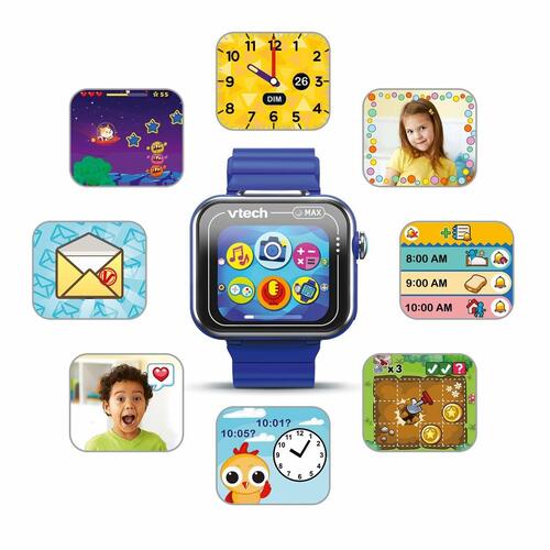 Ur til små børn Vtech Kidizoom Smartwatch Max 256 MB Interaktiv Blå