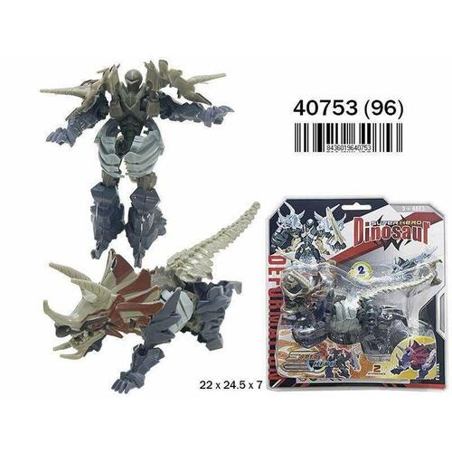 Super robot der kan ændres 22 x 24,5 x 7 cm Dinosaur