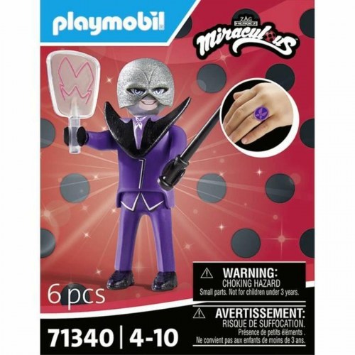 Figurlegetøj Playmobil - Miraculous Hawk Moth, 6 dele