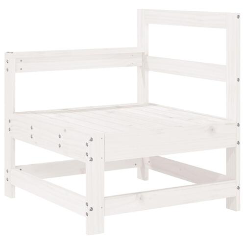 Sofasæt til haven 10 dele massivt fyrretræ hvid