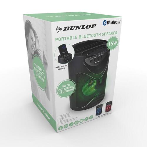 Bluetooth-højttaler Dunlop TWS 15 W Sort USB