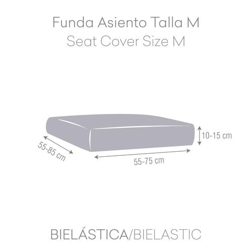 Sofa cover Eysa BRONX Beige 70 x 15 x 75 cm