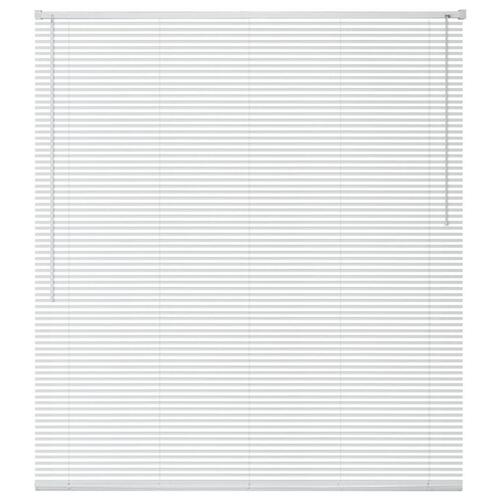 Persienne aluminium 120x220 cm hvid