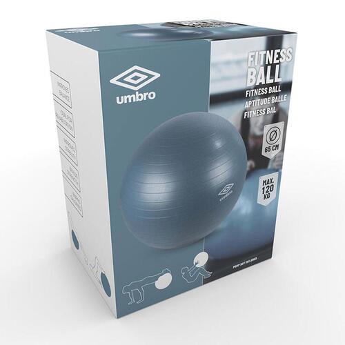 Træningsbold 65 cm - Umbro, blå fitnessbold