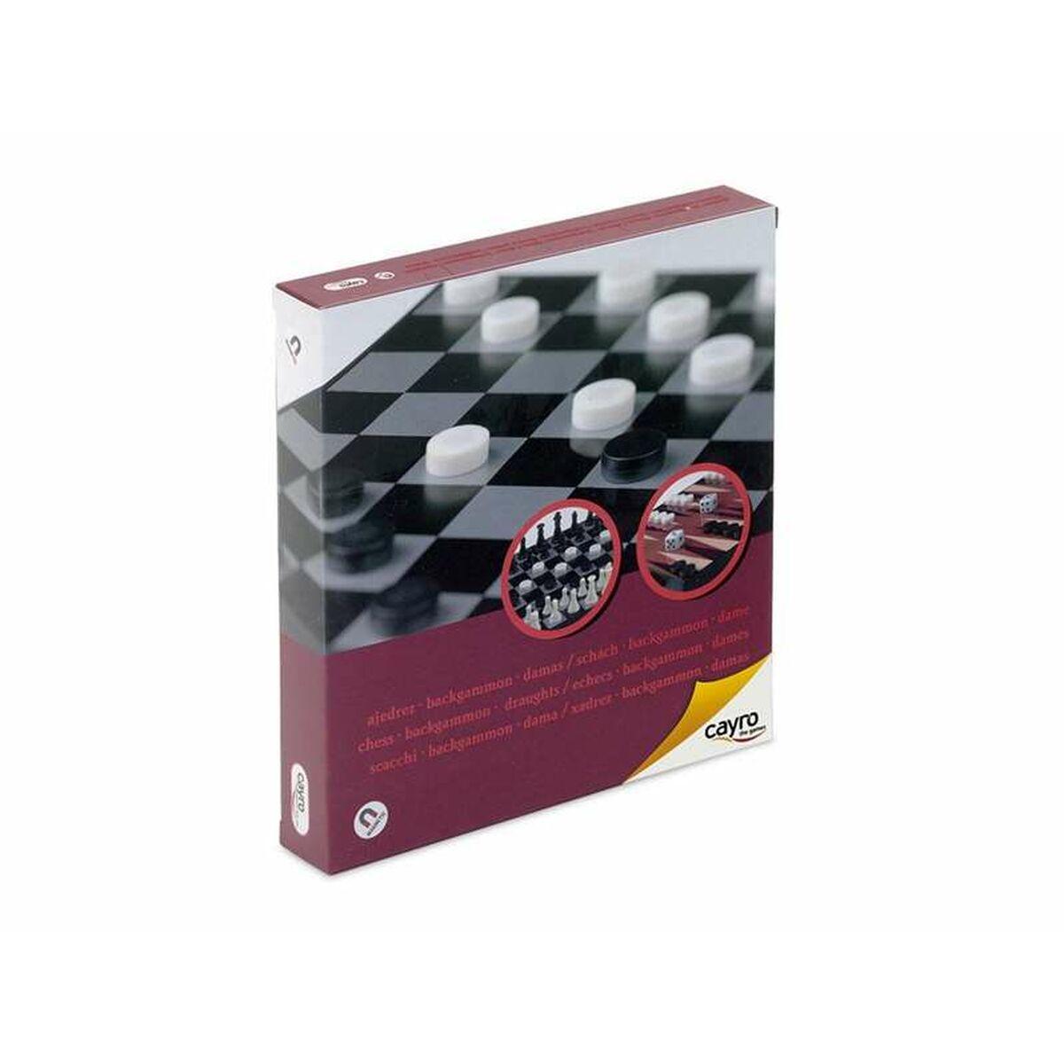 Backgammon Cayro Magnetisk Skak Legetøj til damer