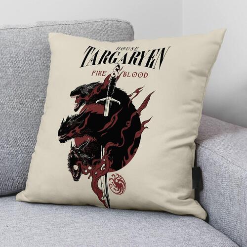 Pudebetræk Game of Thrones Targaryen A 45 x 45 cm
