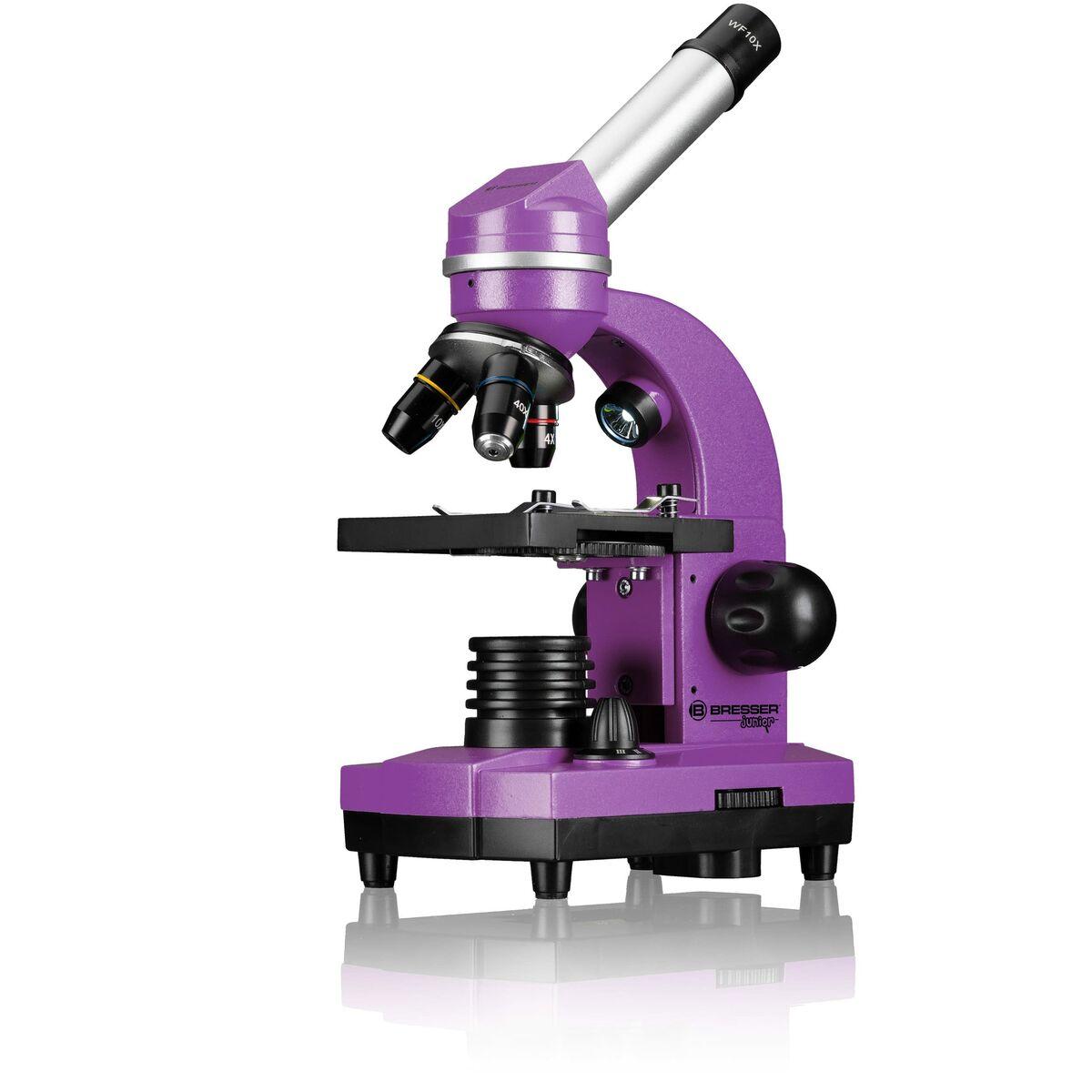 Bresser Junior Biolux Sel 40 1600x Microscope, Purple - Mikroskop