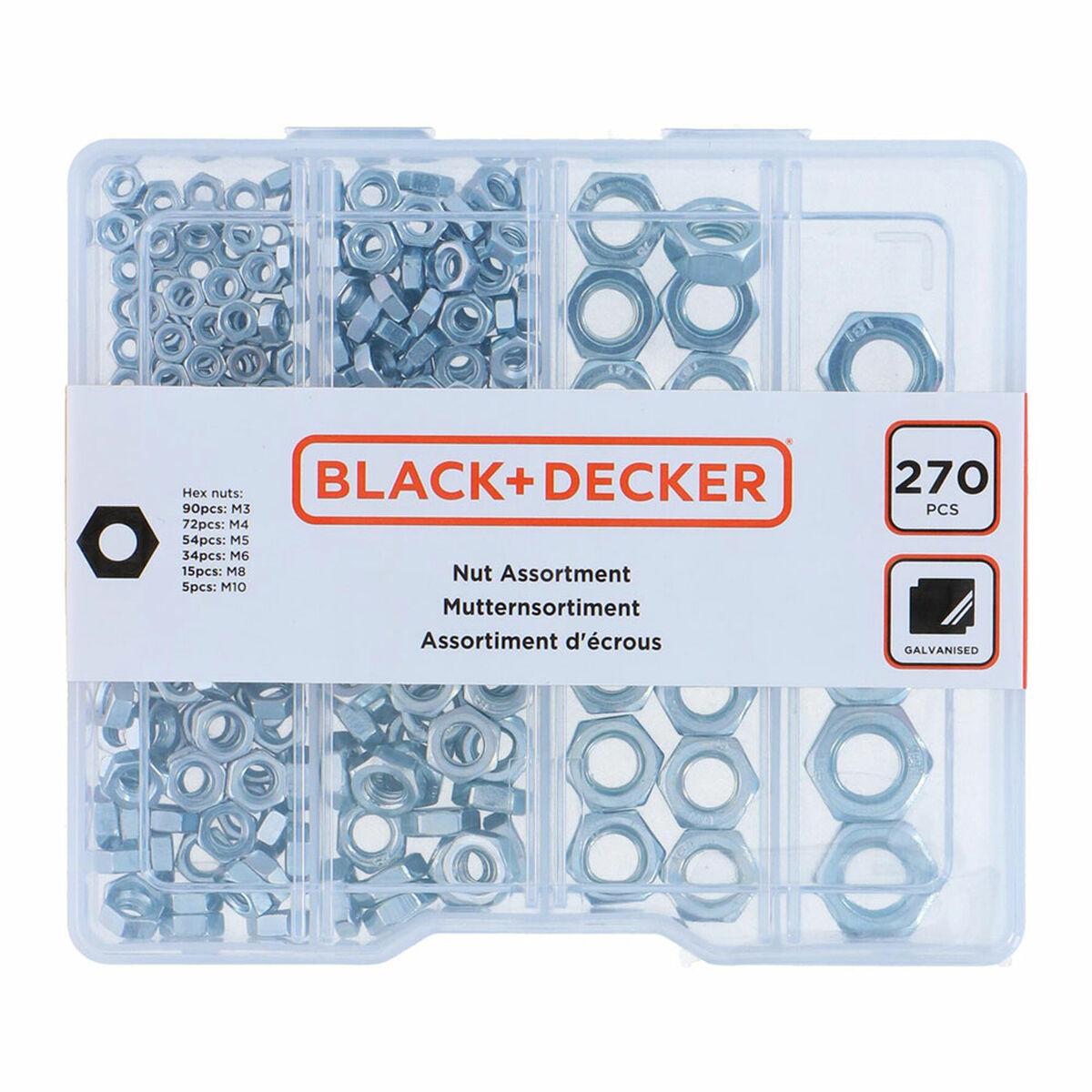 Black & Decker møtriksæt - 270 dele (M3-M10)
