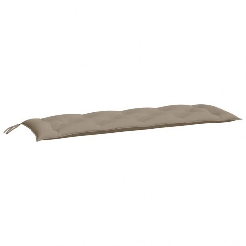 Havebænkhynder 2 stk. 150 x 50 x 7 cm - gråbrun