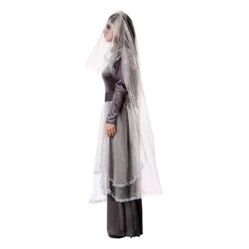 Kostume til voksne Grå Zombies (3 Dele) M/L