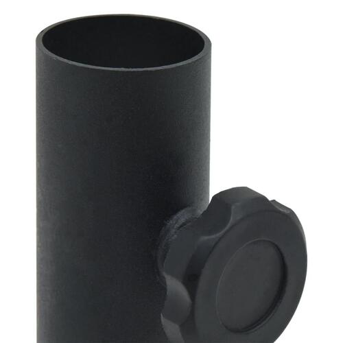 Parasolholder til Ø32/34/38 mm stang stål matsort