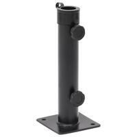 Parasolholder til Ø38/48 mm stang stål matsort