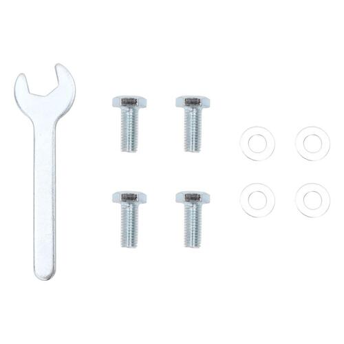 Parasolholder til Ø38/48 mm stang stål sølvfarvet