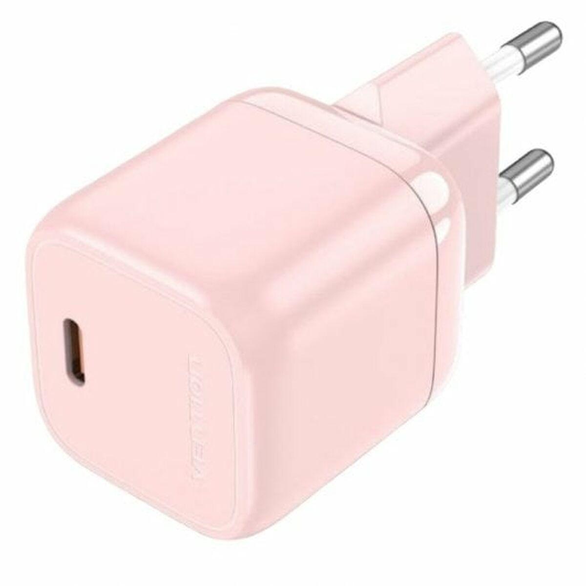 Vægoplader Vention Fakp0 Eu Pink 30 W Usb C