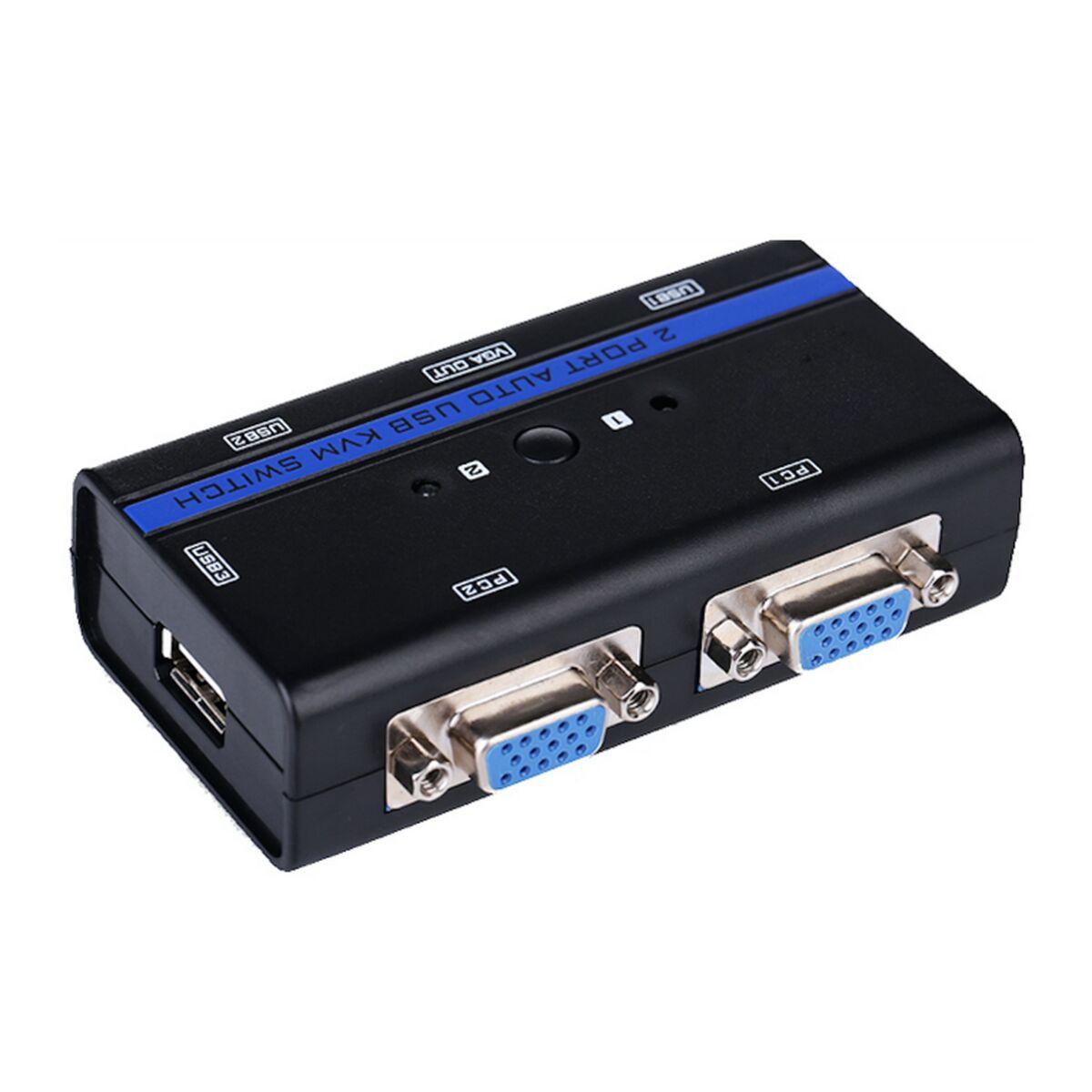 Aisens KVM-kontakt A111-0064 - 1,4 m, USB/VGA, 2 porte