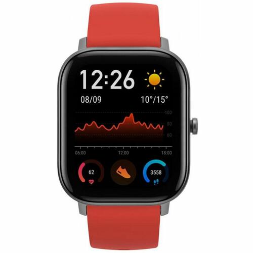 Smartwatch Amazfit GTS 1,65" AMOLED GPS 220 mAh Grå Orange 1,65"