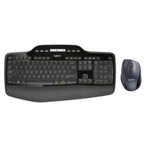 Tastatur og trådløs mus Logitech 920-002437 Sort Spansk qwerty QWERTY
