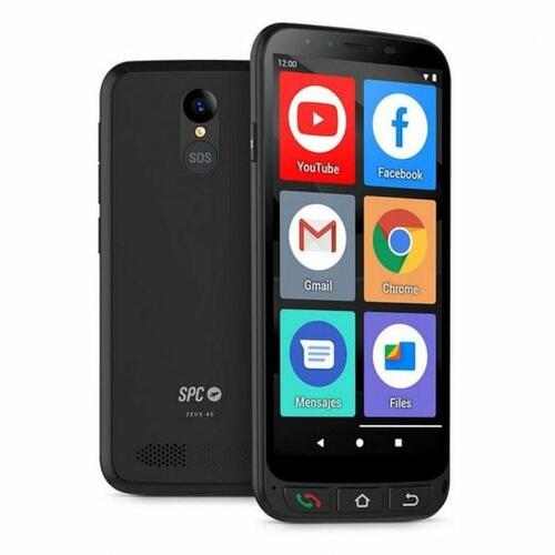 Mobiltelefon til ældre mennesker SPC Zeus 4G 5,5" HD+ 1 GB RAM 16 GB MediaTek Helio A22 1 GB RAM 16 GB Sort