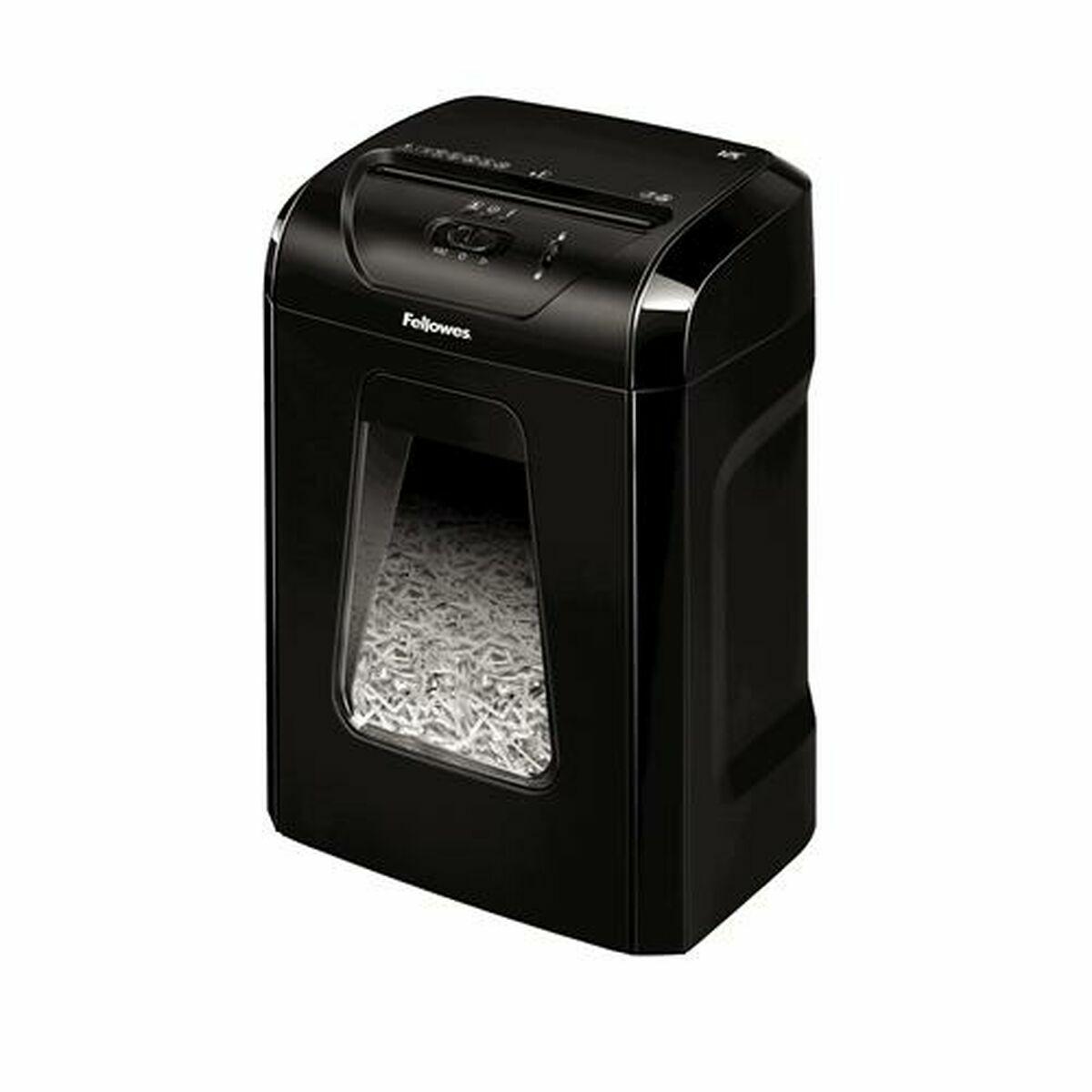 Fellowes Powershred 12C papirmakulator - 19 l, P-4, sort