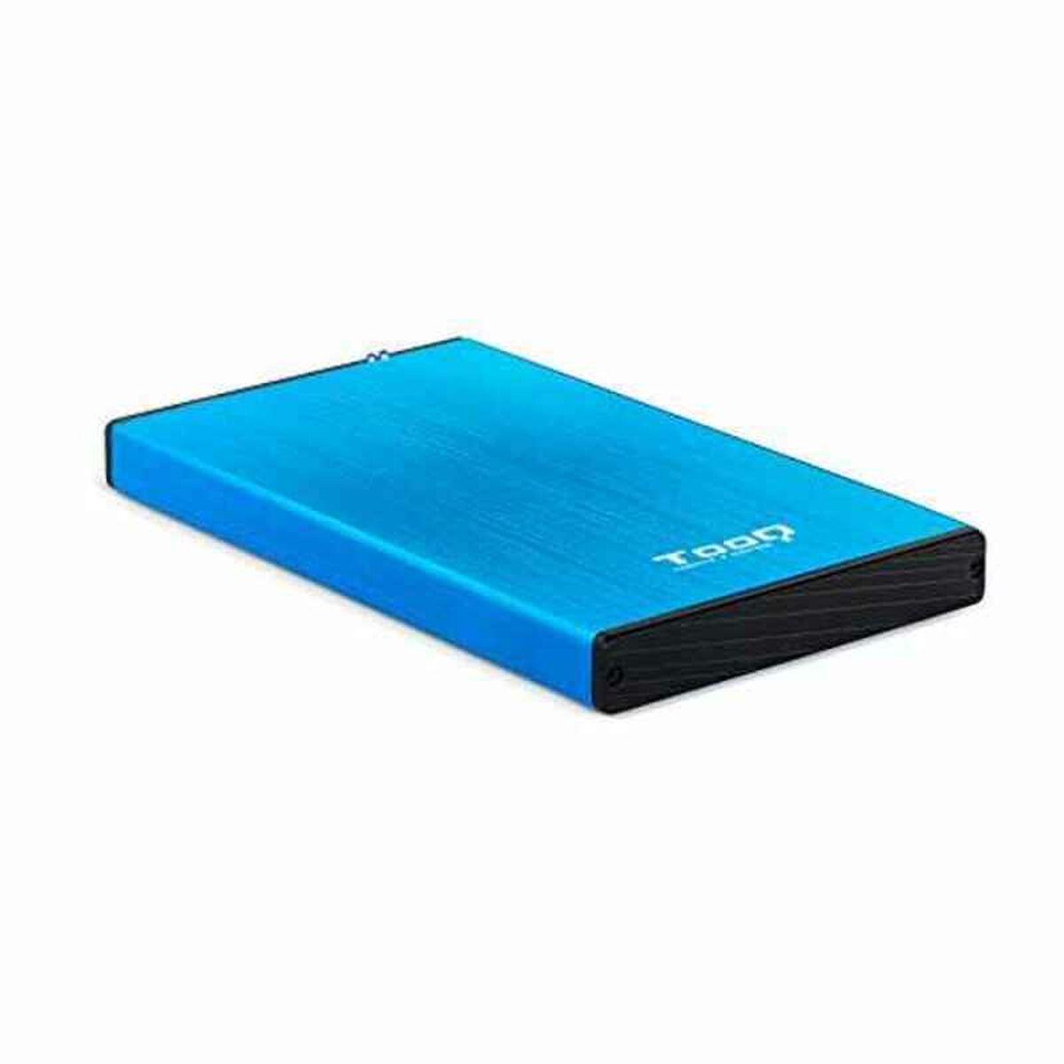 TooQ TQE-2527 harddiskkabinett SATA III til 2,5"/3,5" - USB 3.0 - Blå