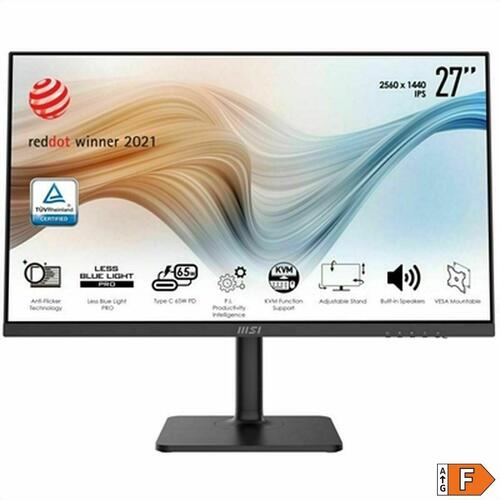 Skærm MSI MD272QP 27" LED IPS 75 Hz 50-60 Hz