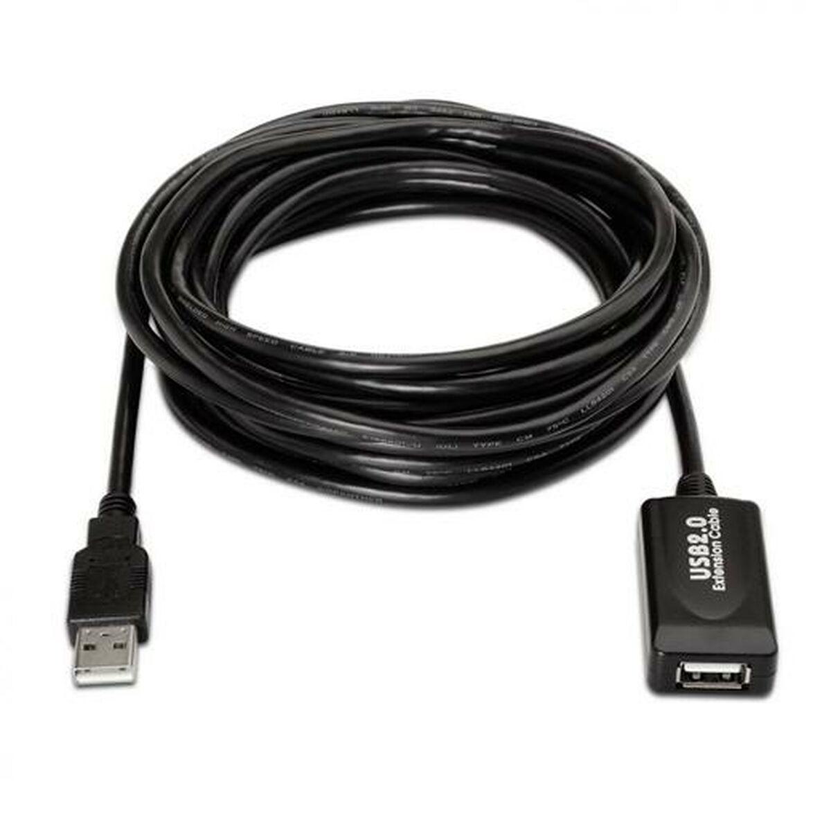 Usb Adapter Aisens A101 0020 Sort 15 M Usb 2.0 1 Enheder