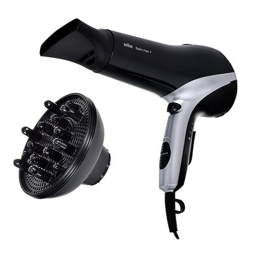 Hårtørrer Braun HD730 Sort Sort/Sølvfarvet 2200 W