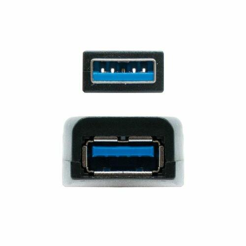 USB forlængerkabel TooQ 10.01.0311 Sort 5 m
